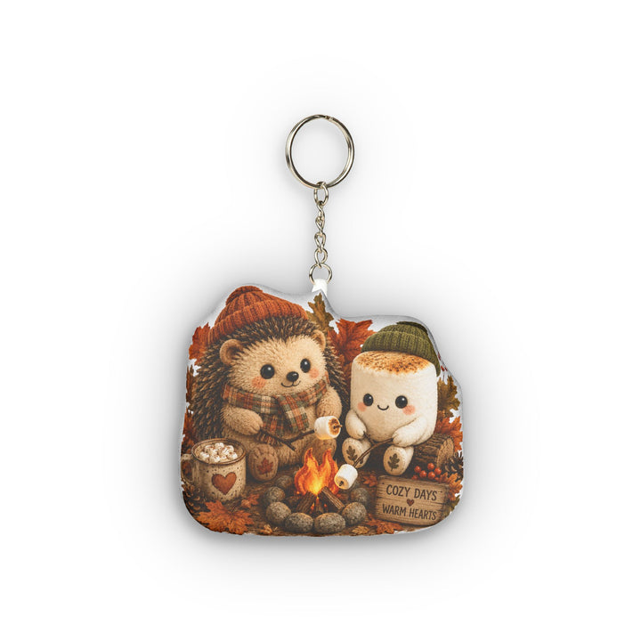 Harvey Marshmallow Hedgehog™ Mini Plush Keychain™ Mini Plush Keychain | Old Soul Harvest™ - Mini Plush Keychain from Old Soul Harvest Harvest Hollow Plush