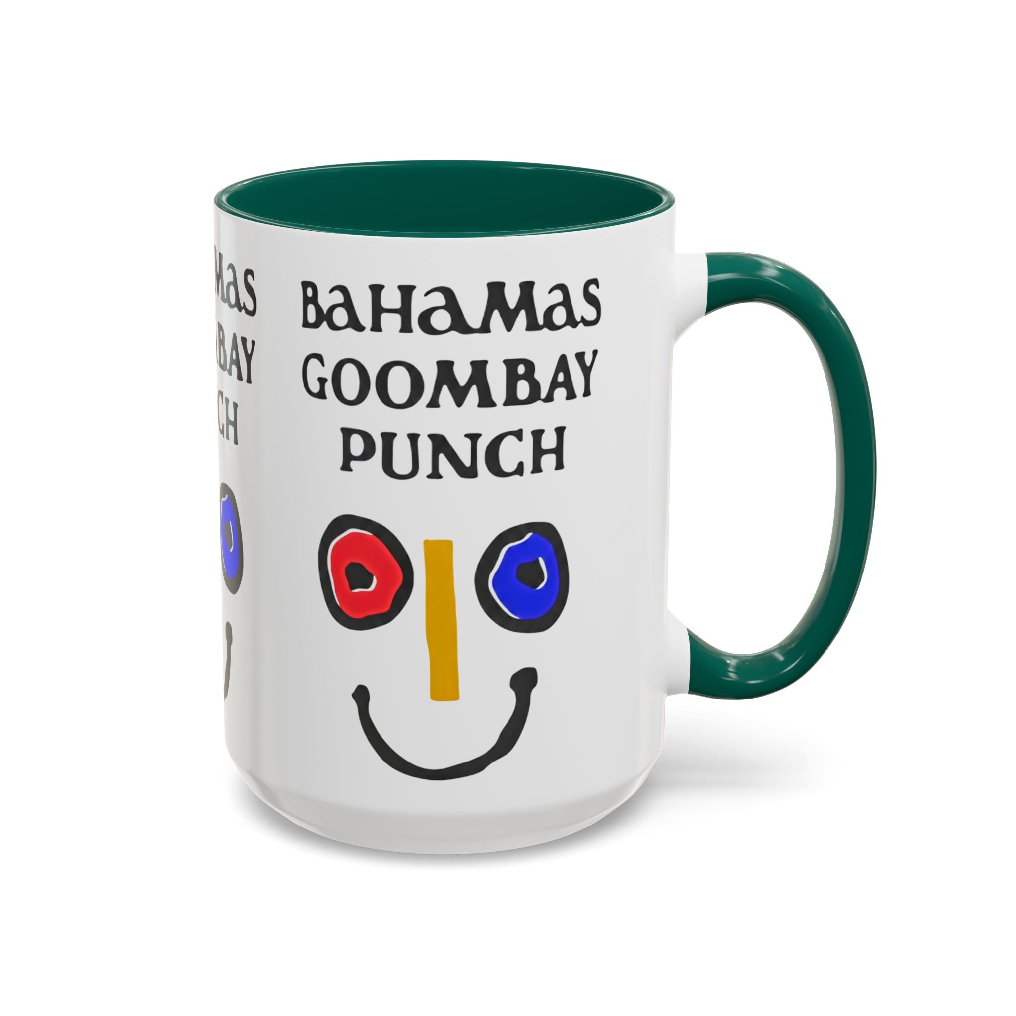 Bahamas Goombay Punch Mug — Colorful Caribbean Smile Coffee Cup (11oz, 15oz) - Creations by Chris and Carlos