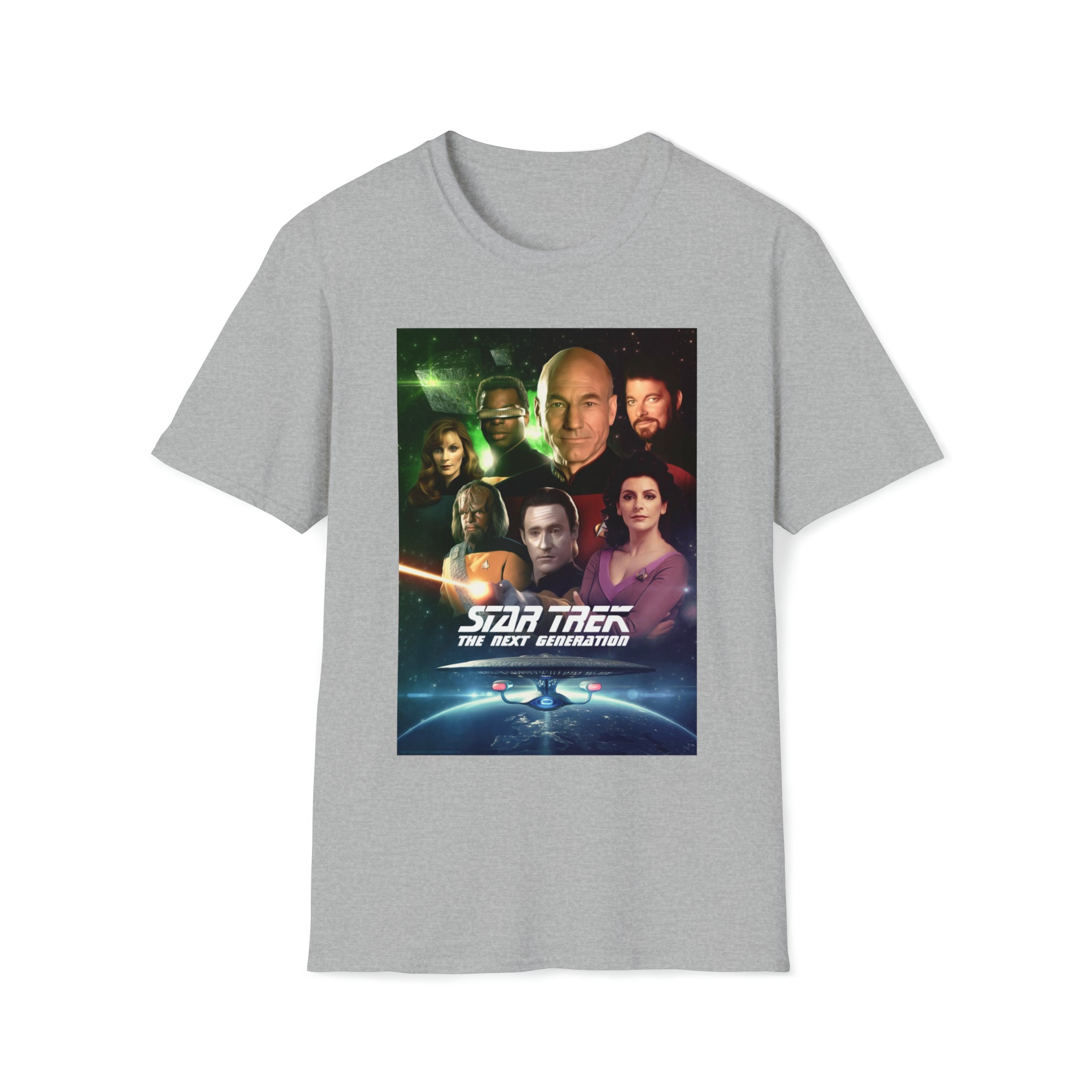Star Trek The next generation- Unisex Softstyle T-Shirt - Creations by Chris and Carlos