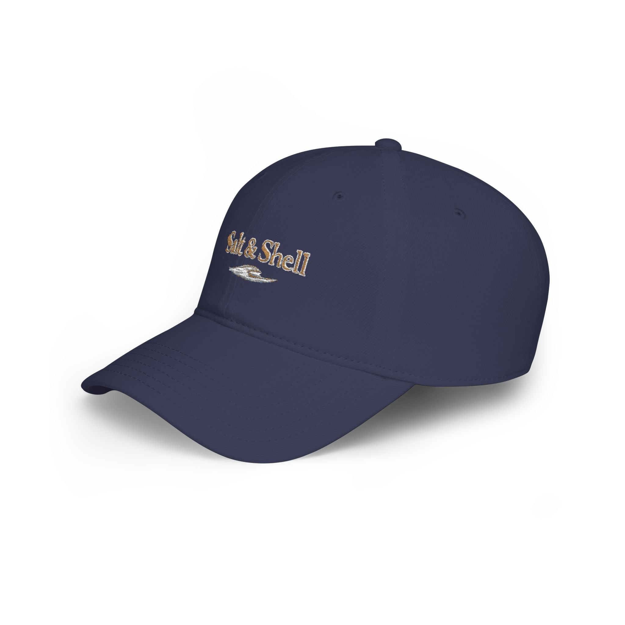 Low Profile Baseball Cap — Subtle Sequin 'Salt Life' Beach Hat - Creations by Chris and Carlos