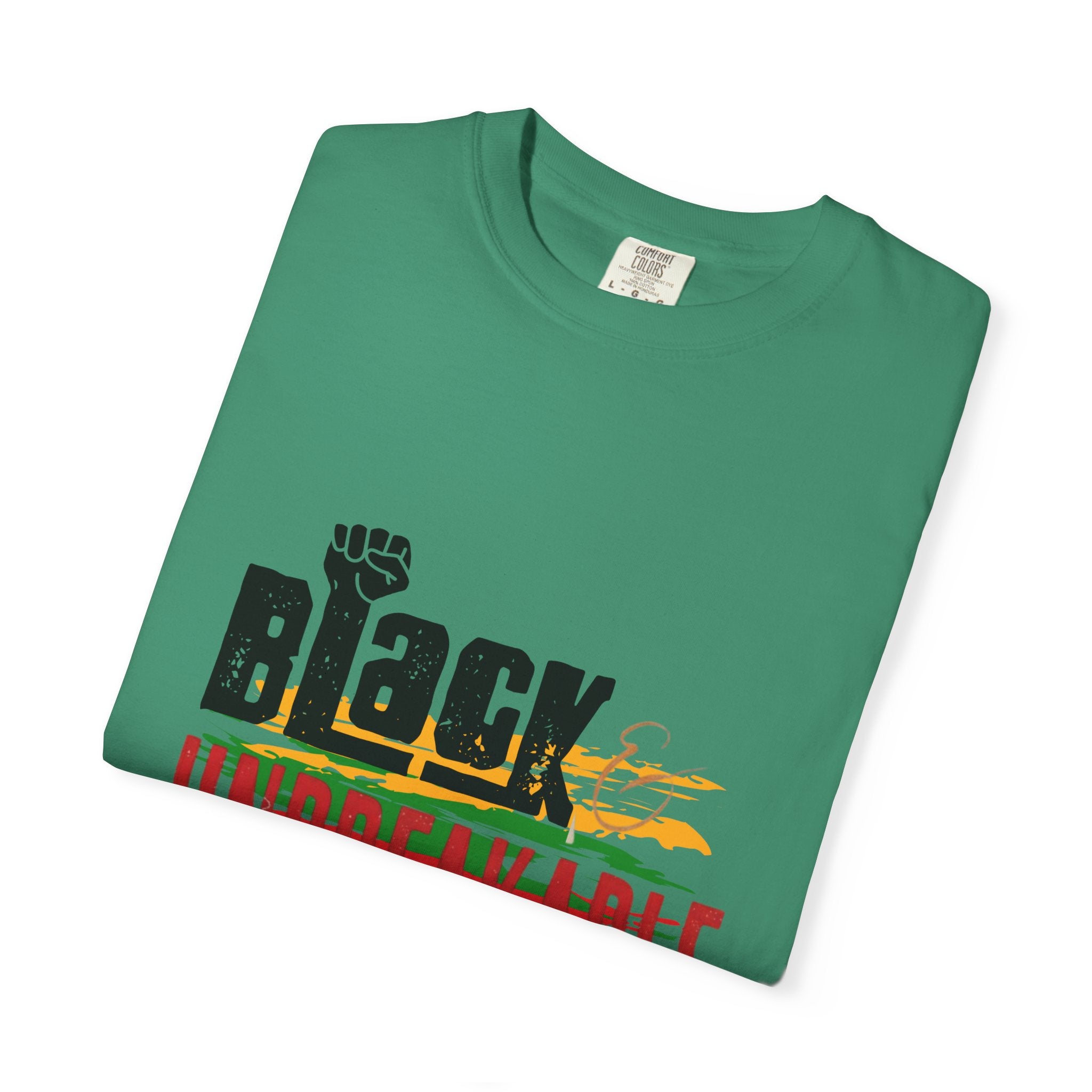 Black History Month- is Unbreakable T-Shirt Pan-African Power Graphic Tee - Creations by Chris and Carlos