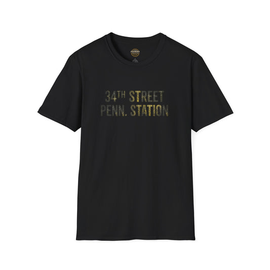 The Foundry Collective 34th Street Penn Station T-Shirt — Vintage Subway Sign Tee - Creations by Chris and Carlos