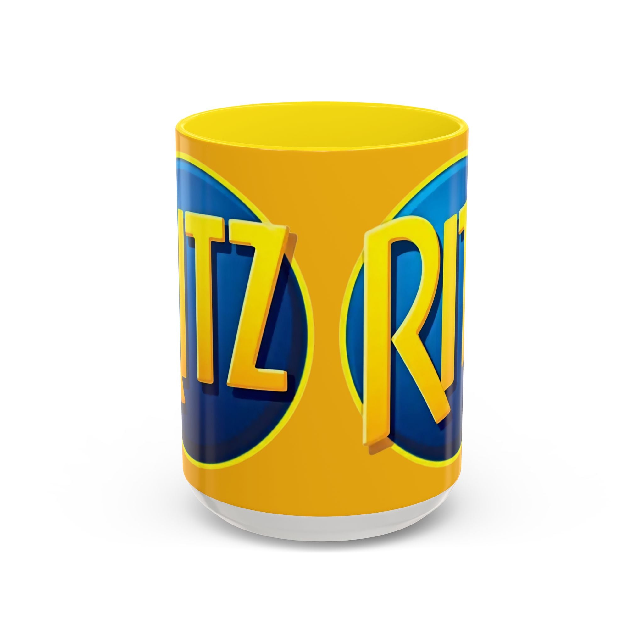Ritz Logo Accent Coffee Mug — Branded Snack Lover Gift (11/15oz) - Creations by Chris and Carlos