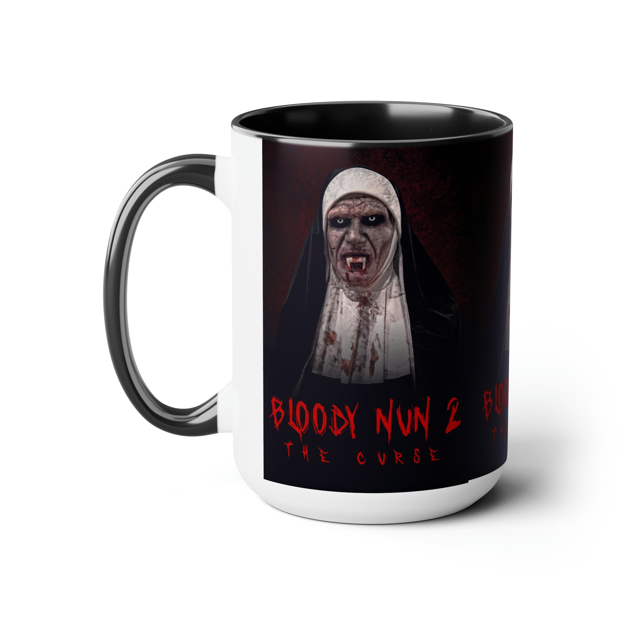 The Nun 2- Two-Tone Coffee Mugs, 15oz - Creations by Chris and Carlos