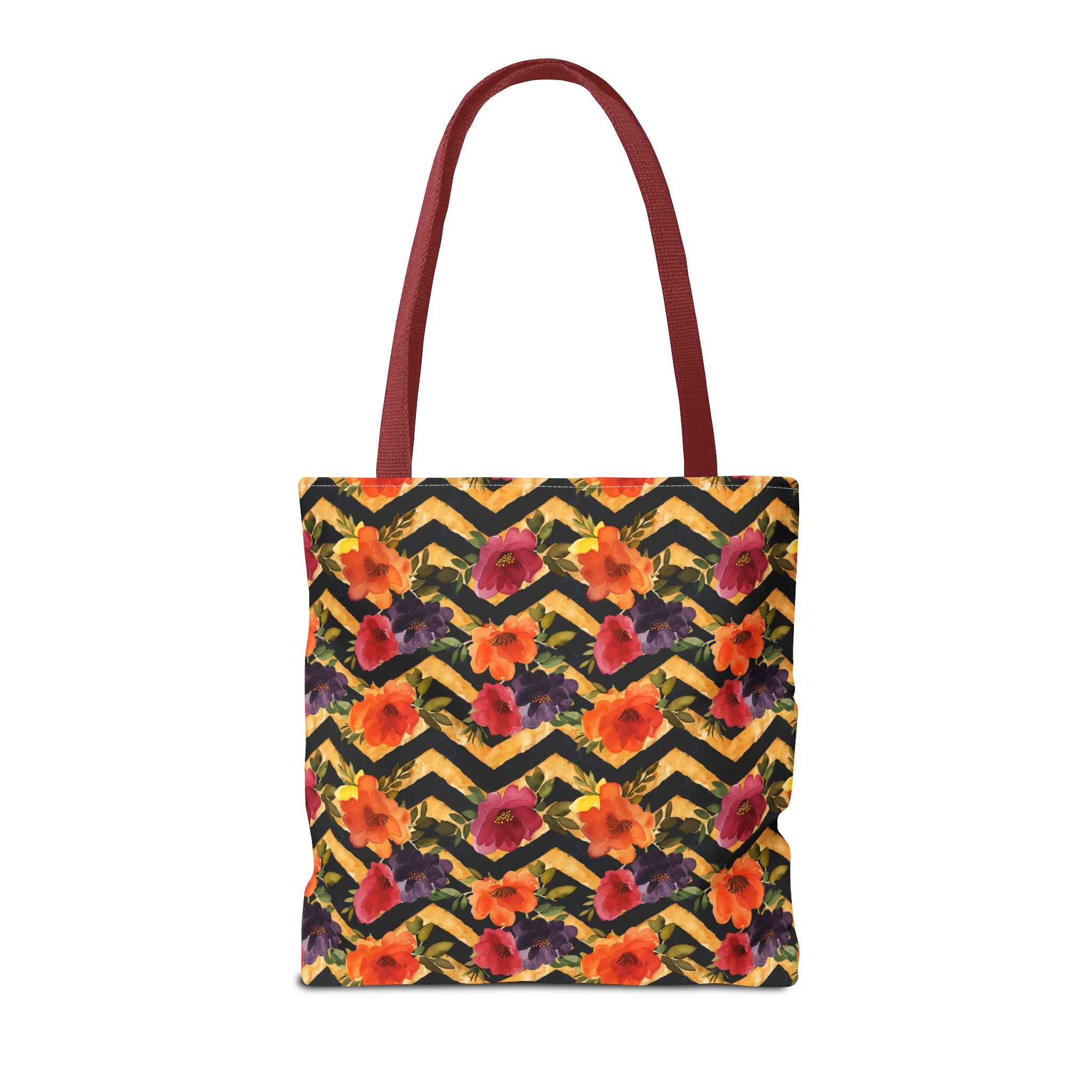 Sol y Alegría (Sun and Joy) Collection- Cactus Succulent Pattern Microfiber Blanket Soft Velveteen Throw for Home & Garden Lovers Floral Chevron Tote Bag — Bright Orange & Pink All-Over-Print Beach Shopper - Creations by Chris and Carlos