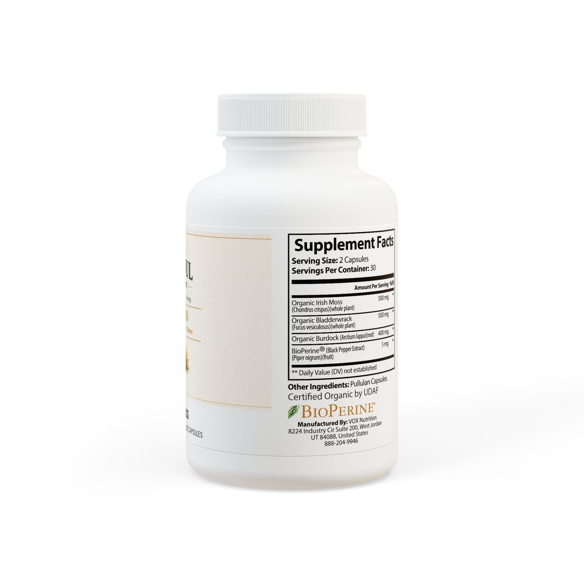 Sea Moss Supplement (60 Capsules) - Creations by Chris and Carlos