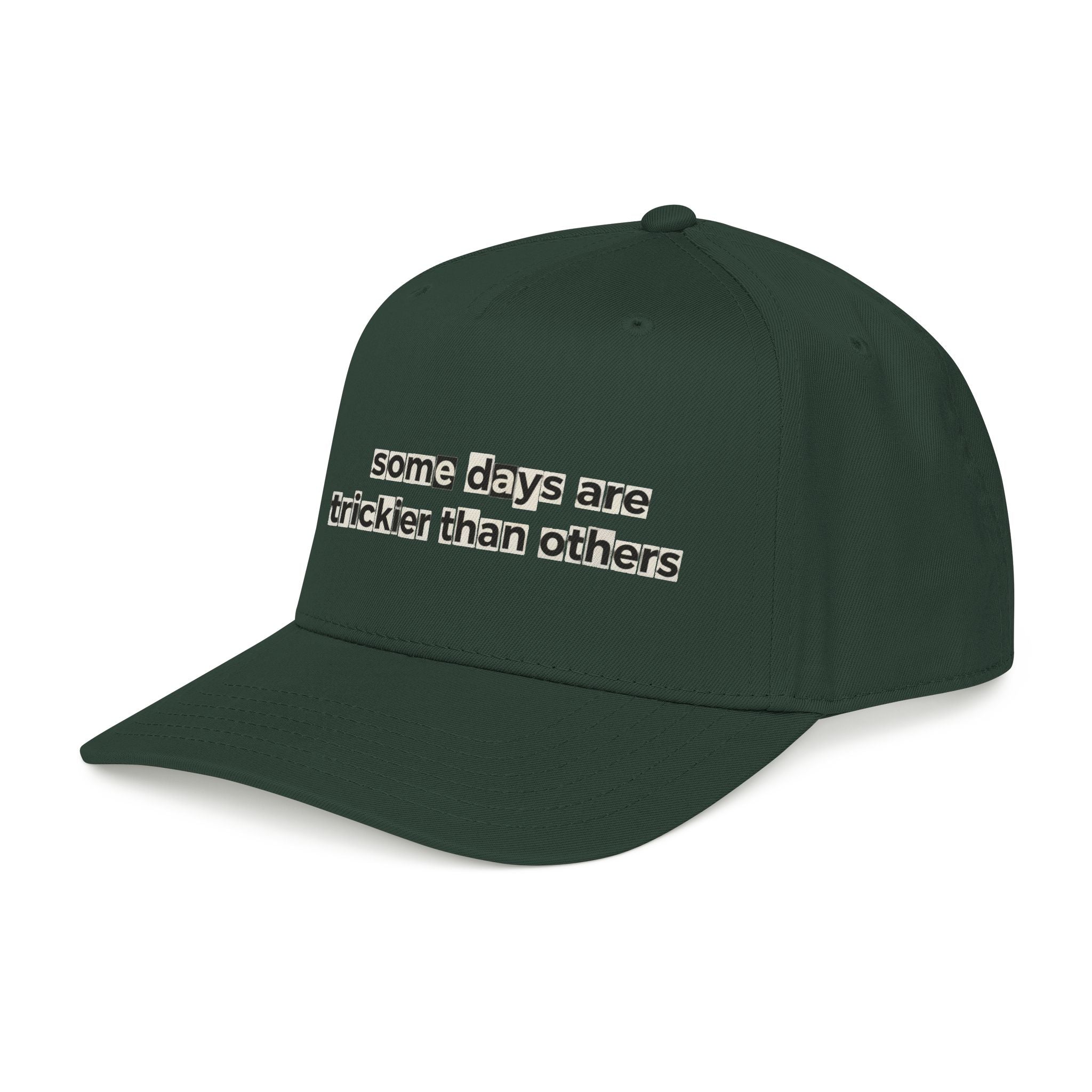 Baseball Cap — "Some Days Are Trickier Than Others" Patch - Creations by Chris and Carlos
