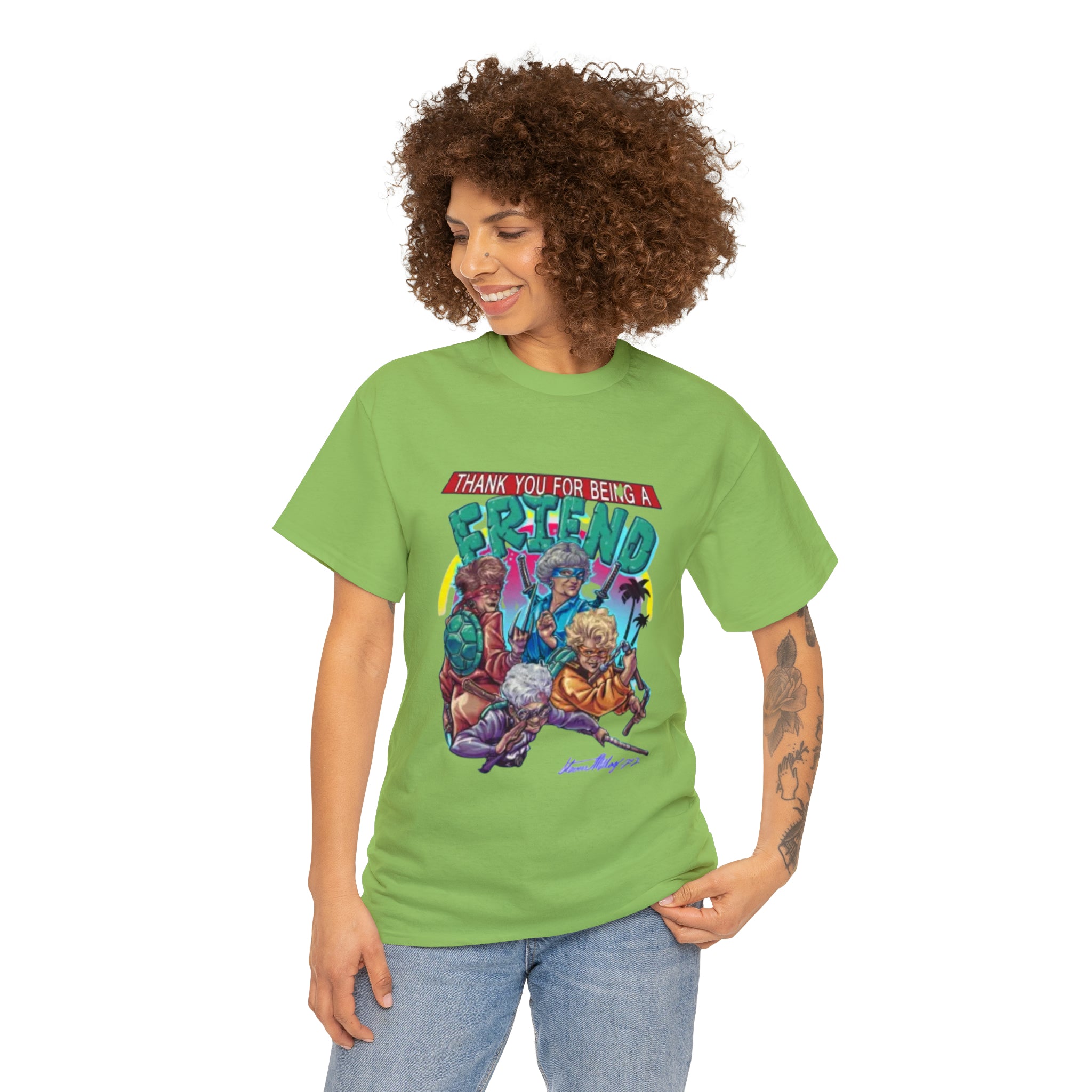 The T-Shirtnage Mutant Ninja Turtles- Unisex Heavy Cotton T-Shirt - Creations by Chris and Carlos