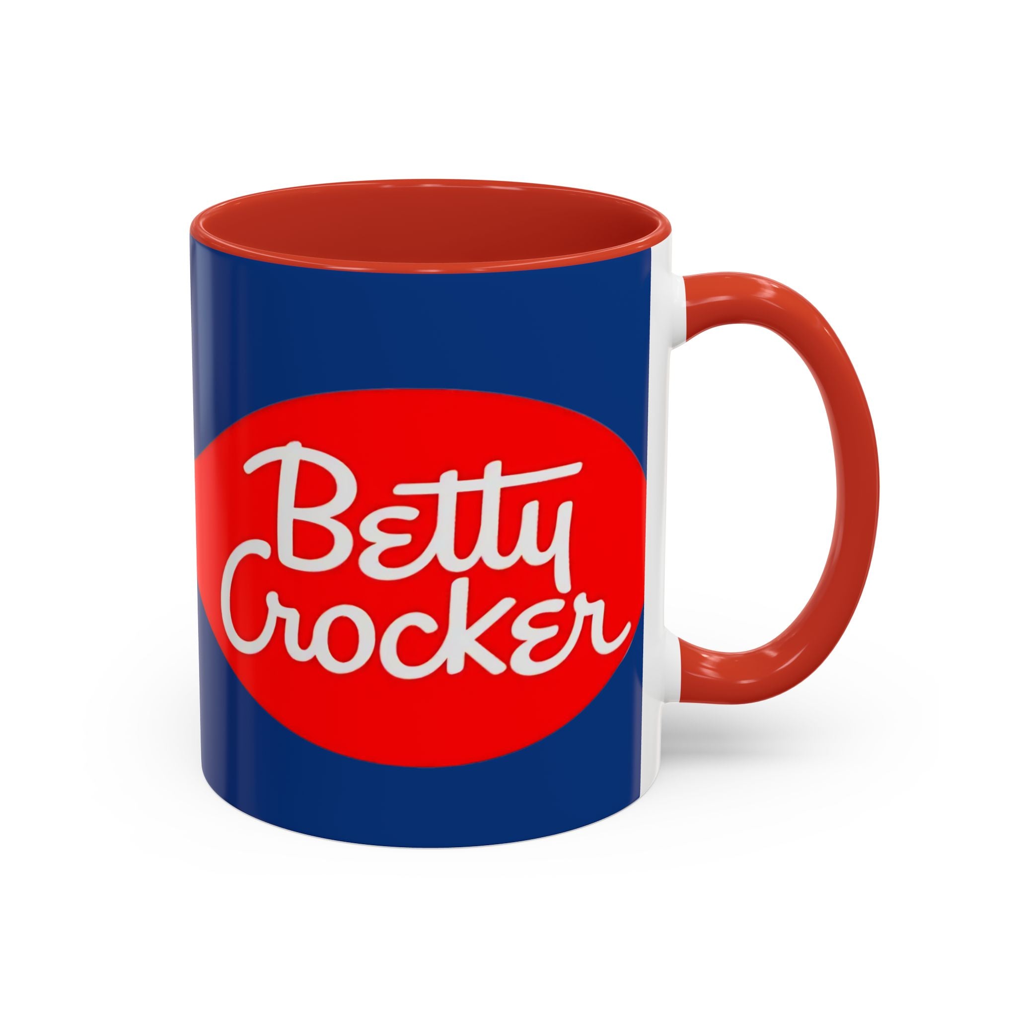 Betty Crocker Logo Accent Coffee Mug — Retro Baking Kitchen Gift (11/15oz) - Creations by Chris and Carlos