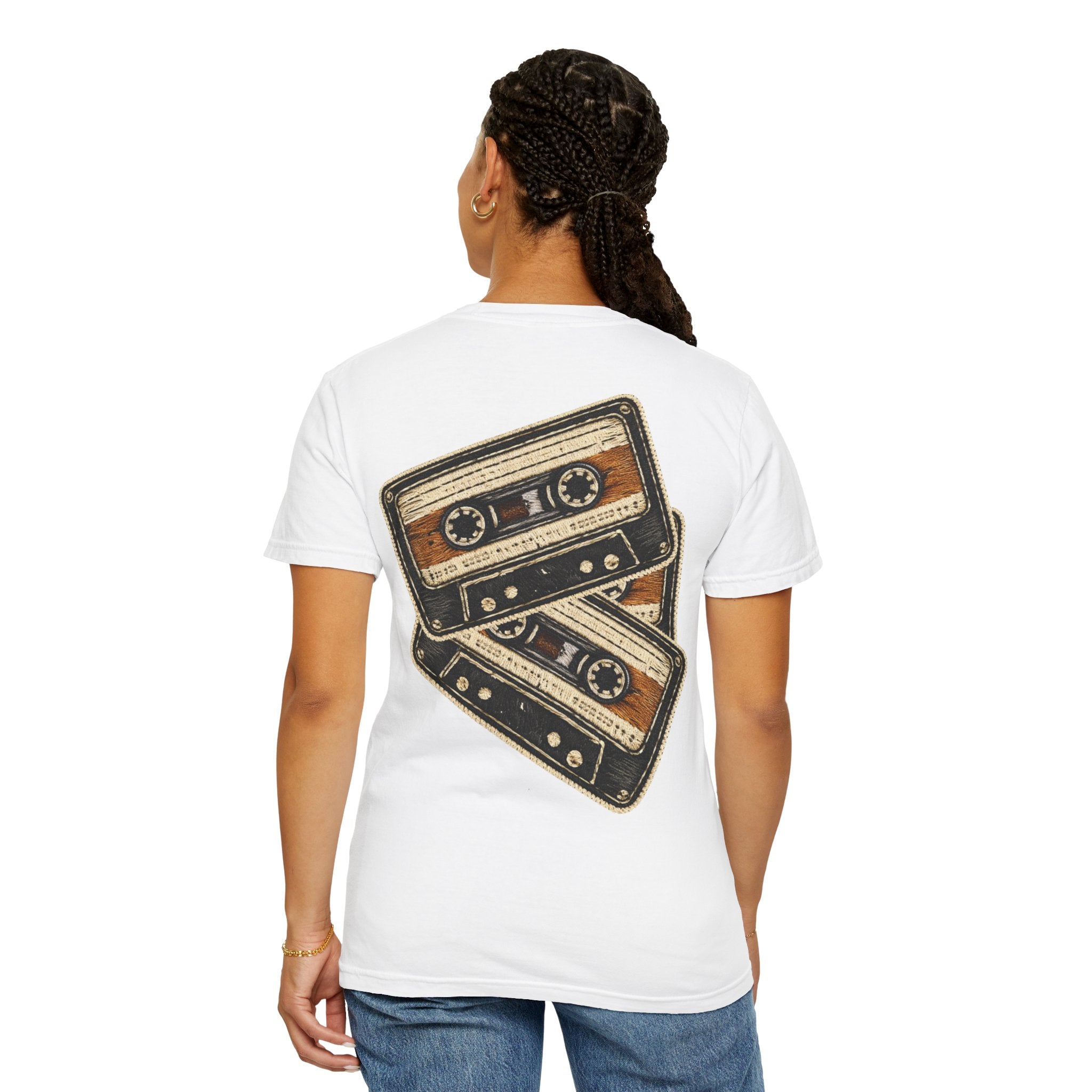 Cassette Tape Retro Tee — "Static Youth / Side B Soul / Basement Tapes" - Creations by Chris and Carlos