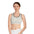 Neutral Checkered Sports Bra — Minimalist All-Over-Print Activewear