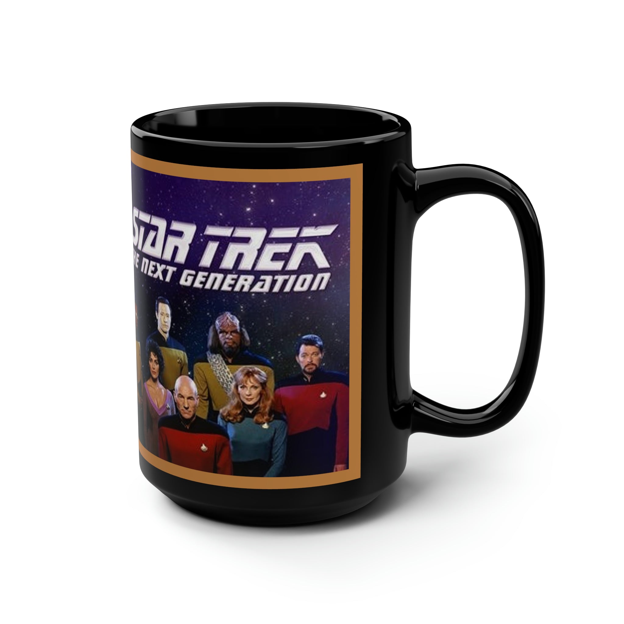 Star Trek Collection- Black Mug, 15oz - Creations by Chris and Carlos