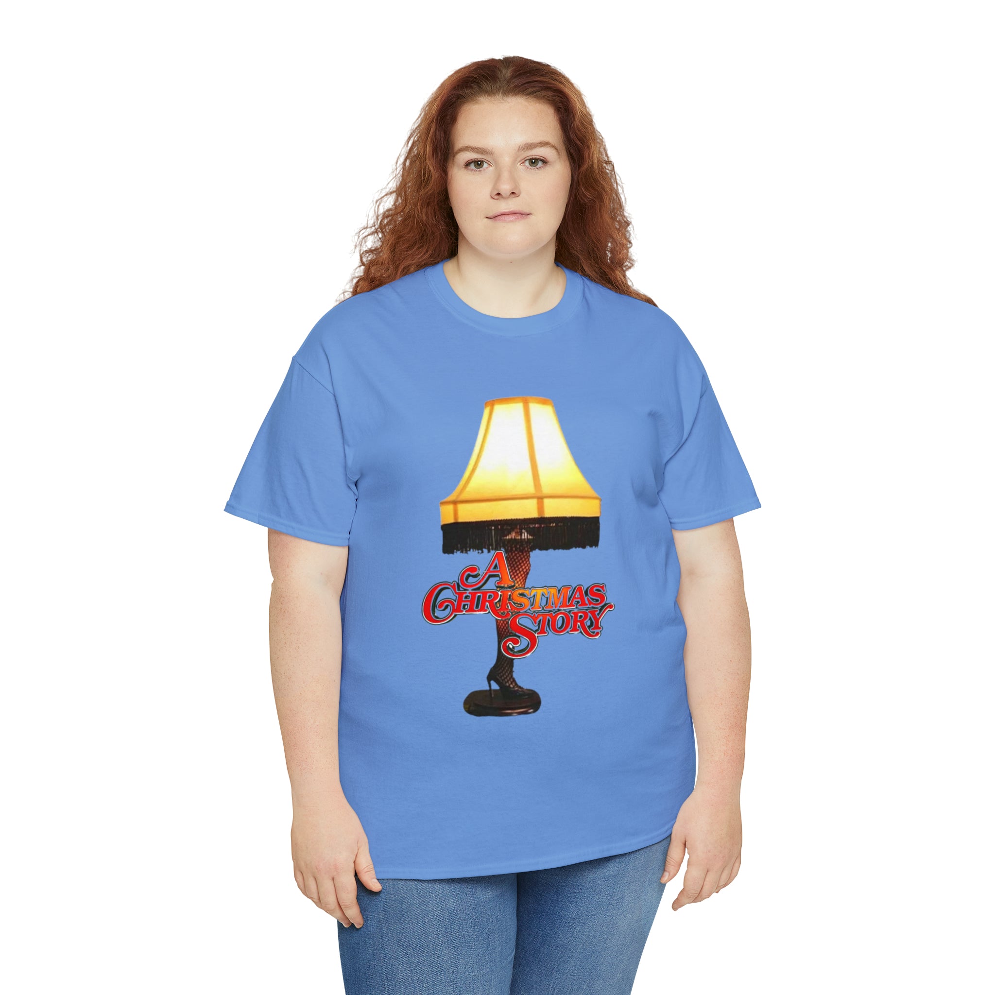 A Christmas Story- Leg Lamp Unisex Heavy Cotton T-Shirt - Creations by Chris and Carlos
