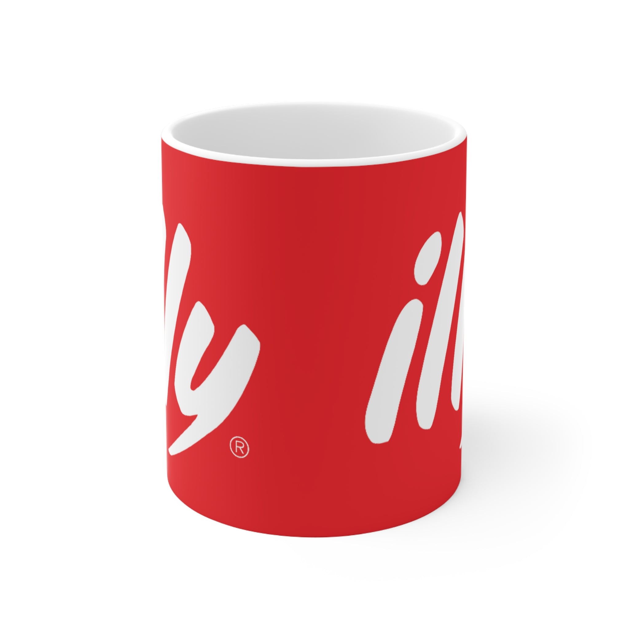 Illy coffee- White Ceramic Mug - Creations by Chris and Carlos