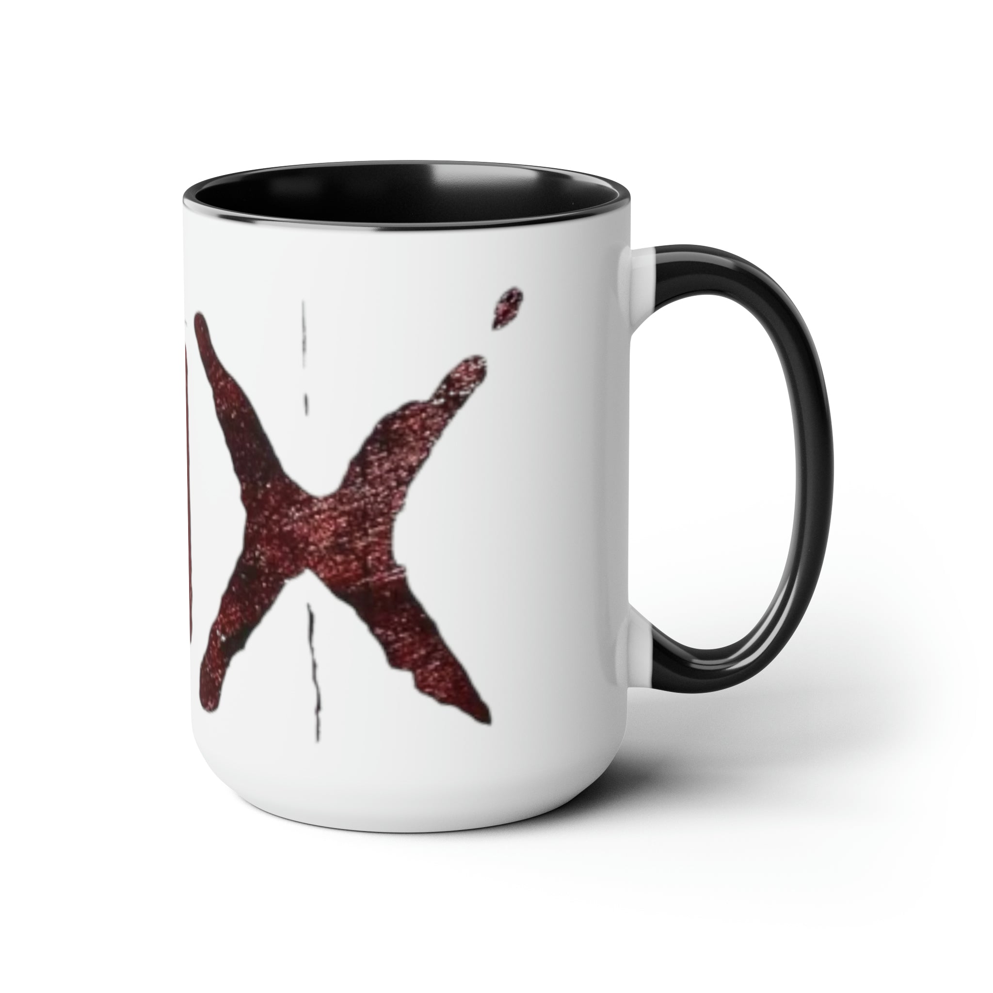 Saw X Movie-  Two-Tone Coffee Mugs, 15oz - Creations by Chris and Carlos