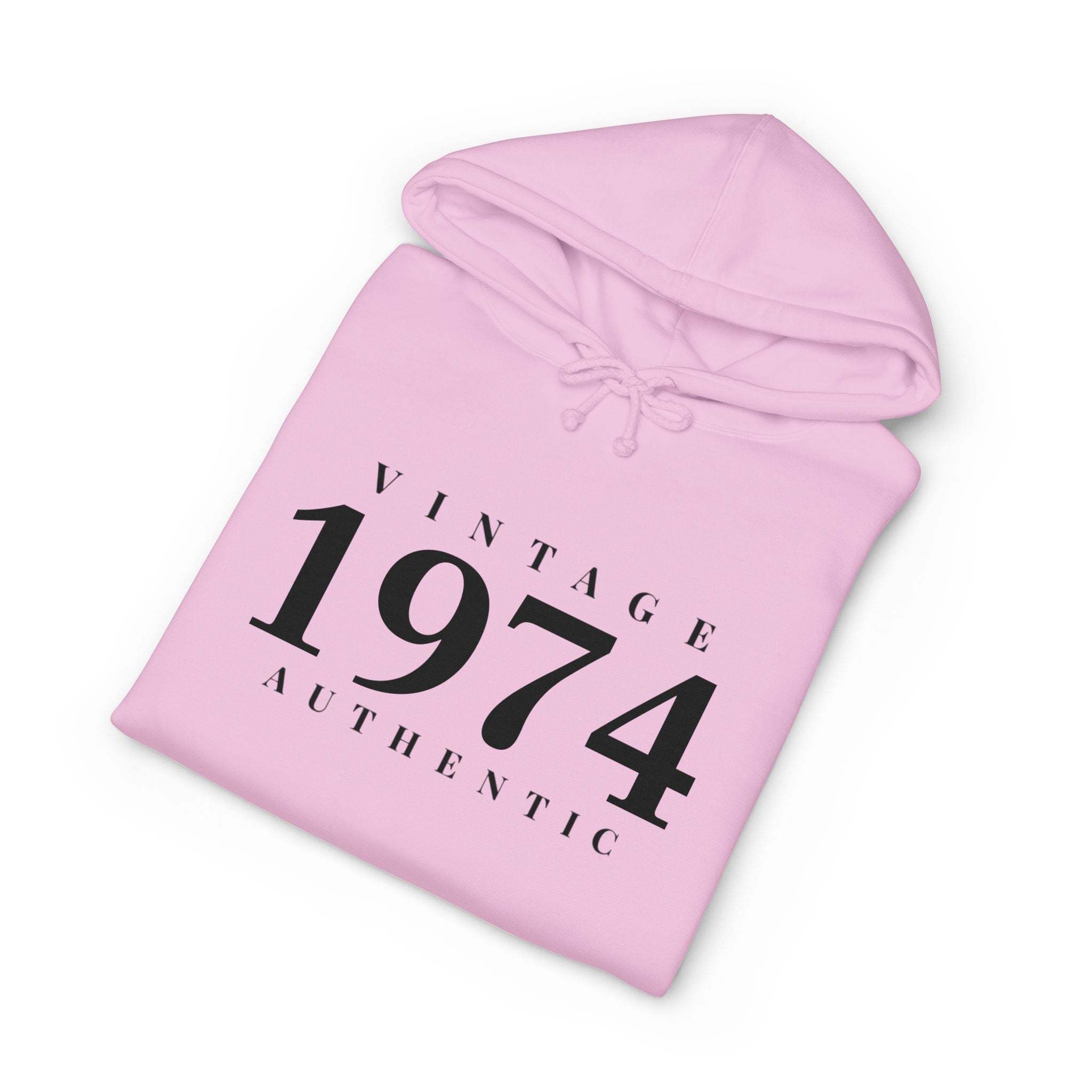 1974 Vintage Hoodie Authentic 1974 Birthday Pullover- Personalize - Creations by Chris and Carlos