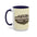 I'd Like to Unsubscribe From Today Coffee Mug — Funny Retro Badge Accent Mug (11/15oz)