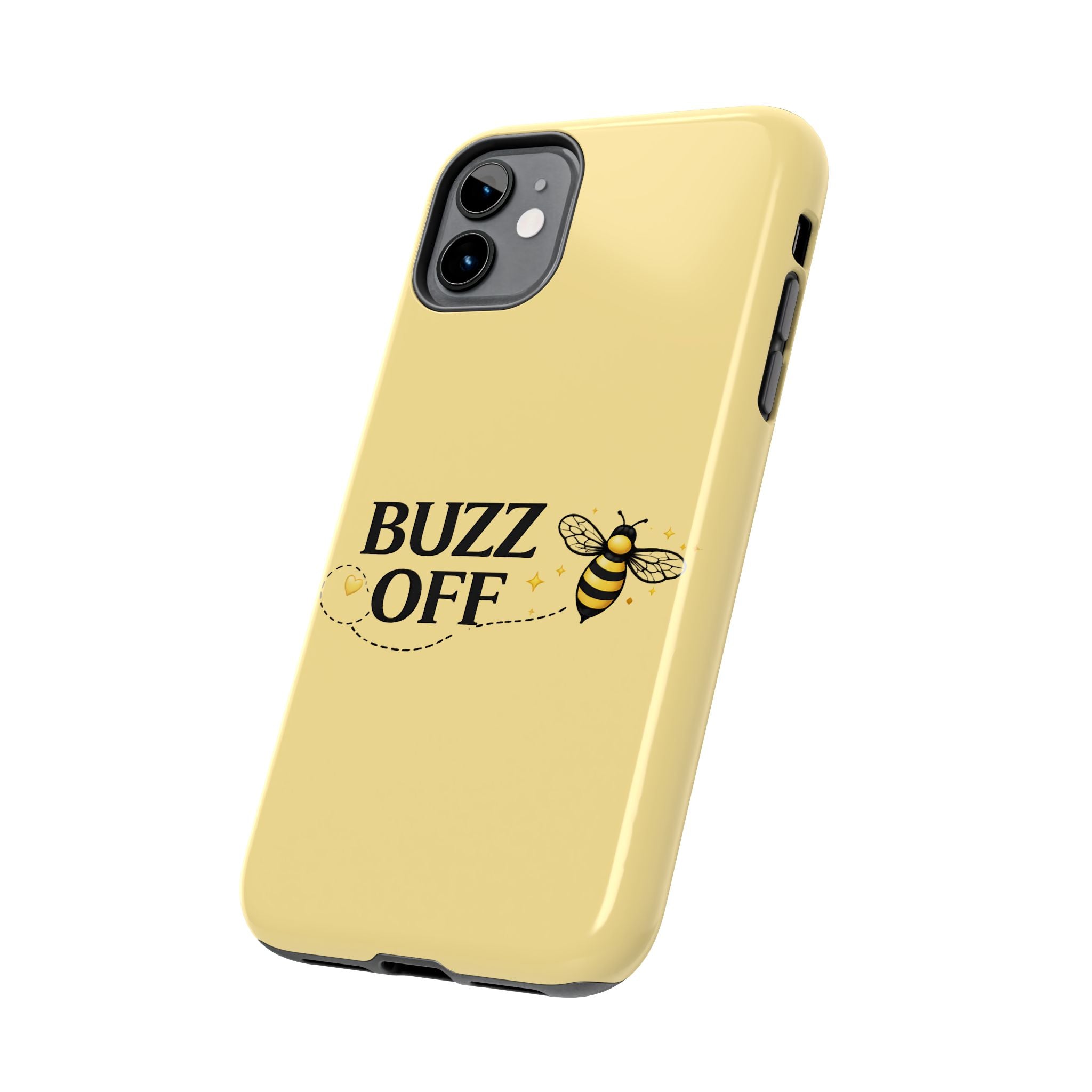 Buzz Off Bee Happy Always Phone Case - Creations by Chris and Carlos