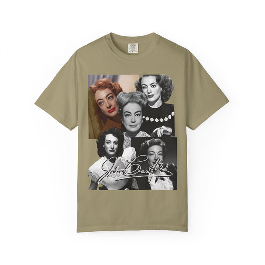 Vintage Hollywood Icon Joan Crawford Collage Tee - Creations by Chris and Carlos