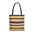 The Tailgate Crew- Stylish Stripes Tote Bag, Trendy Beach Bag, Reusable Shopping Tote