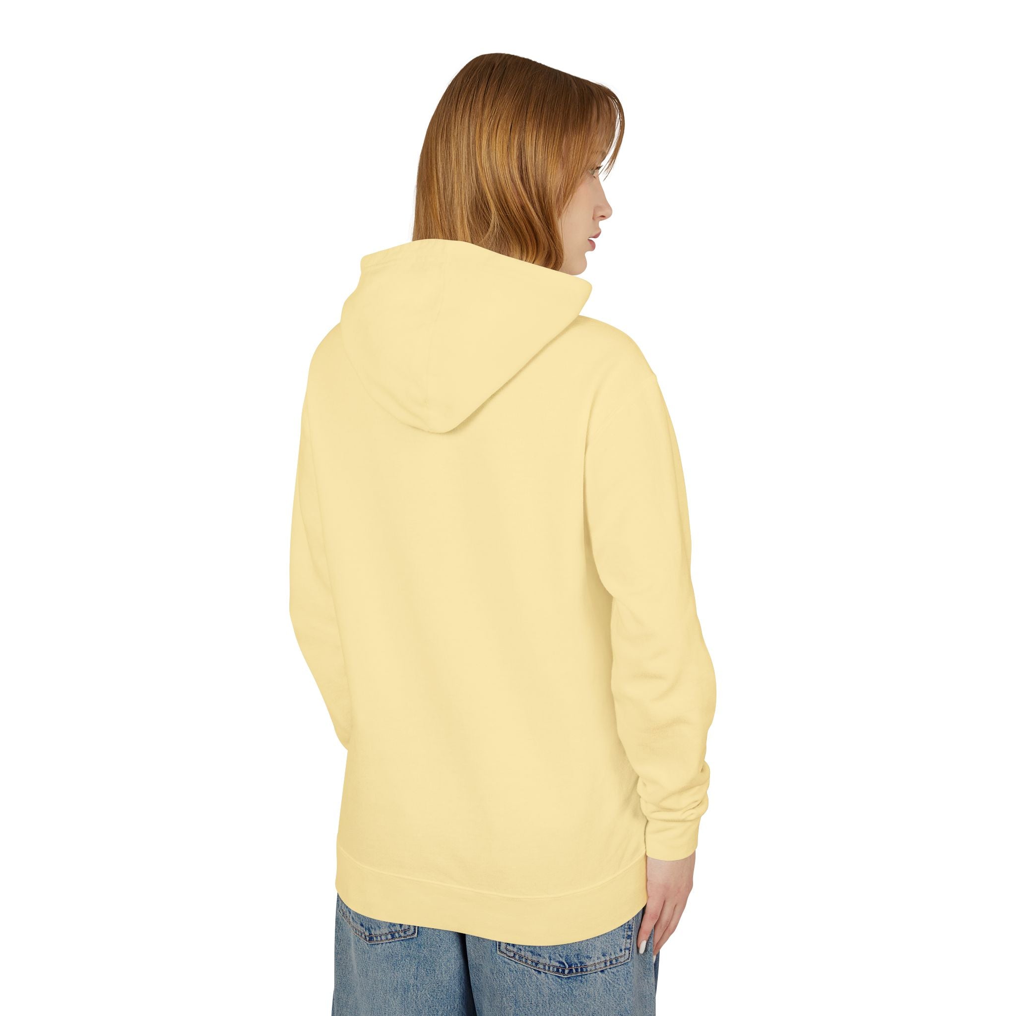 Fashion Sketch Hoodie — Elegant Brushstroke Dress Illustration - Creations by Chris and Carlos