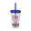 Girl Power- Sunsplash Tumbler with Straw, 16oz