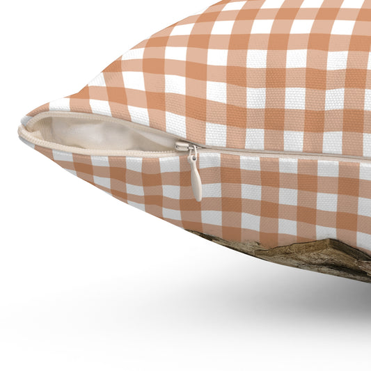 Old Soul Harvest™ Heirloom Plaid Throw Pillow - Throw Pillow from Old Soul Harvest Campfire Circle