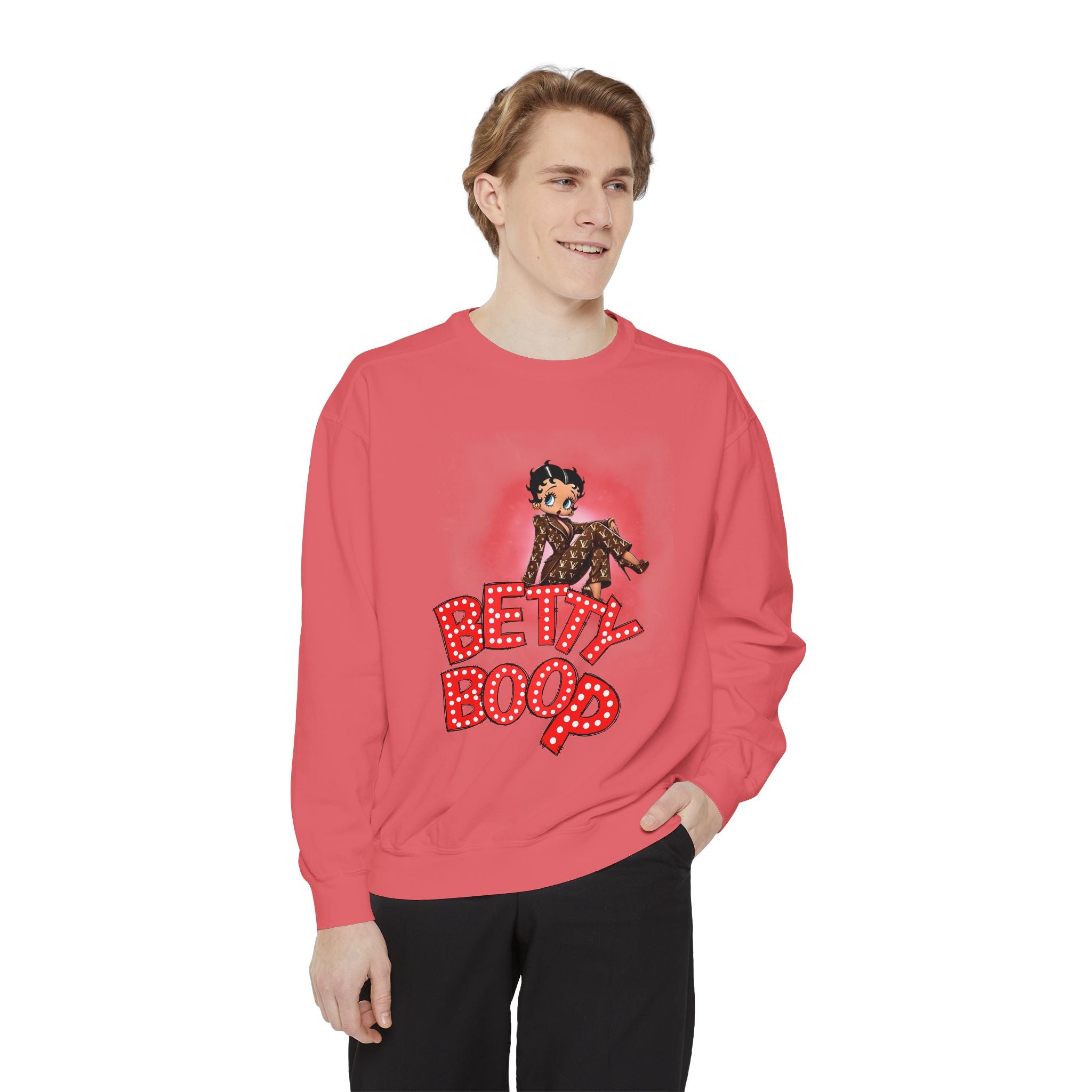 Betty Boop Retro Logo Sweatshirt - Creations by Chris and Carlos