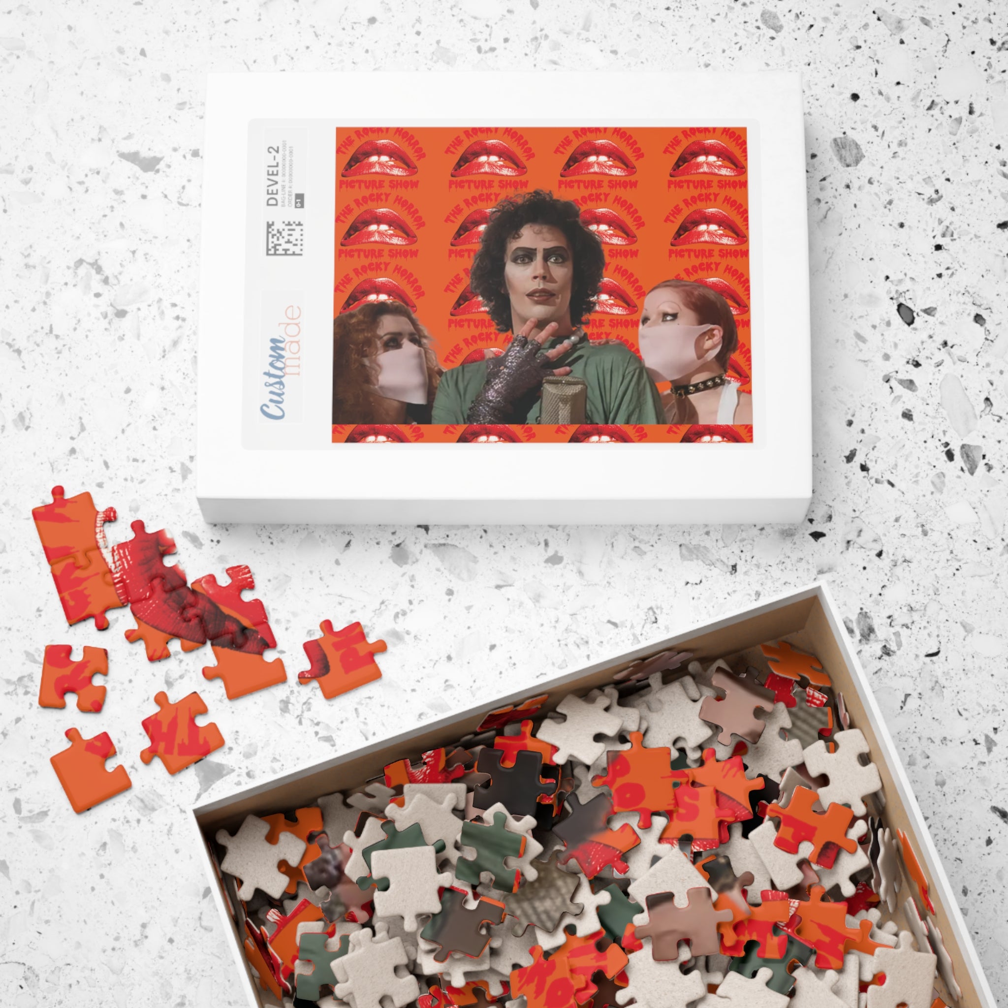 The Rocky Horror Picture Show- Orange Puzzle - Creations by Chris and Carlos