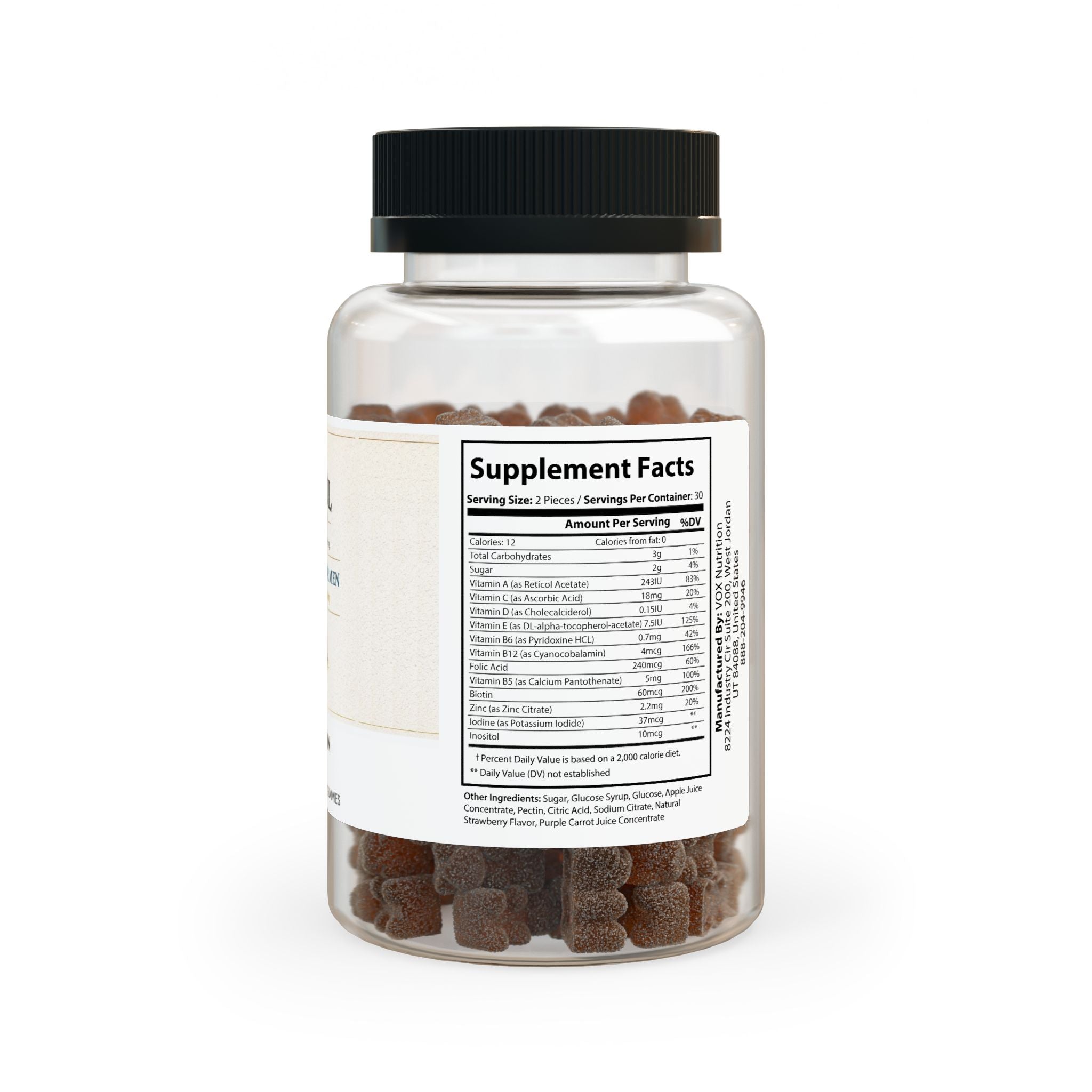 Multivitamin Gummies for Adults (60 Gummies) - Creations by Chris and Carlos