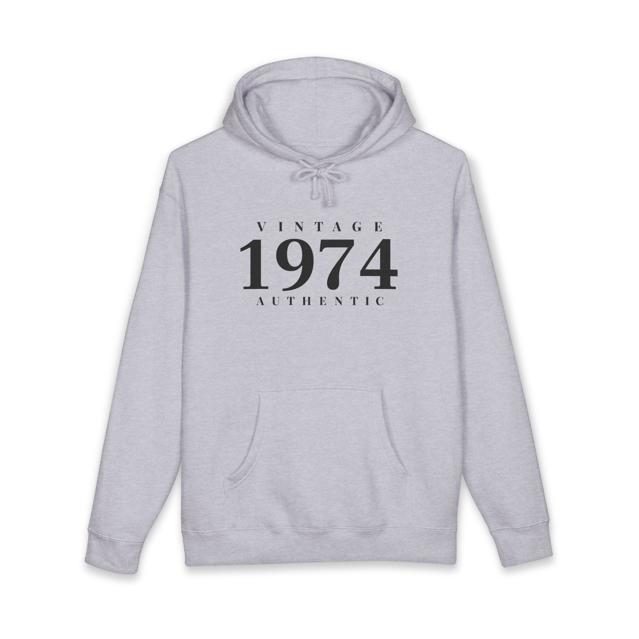 1974 Vintage Hoodie Authentic 1974 Birthday Pullover- Personalize - Creations by Chris and Carlos