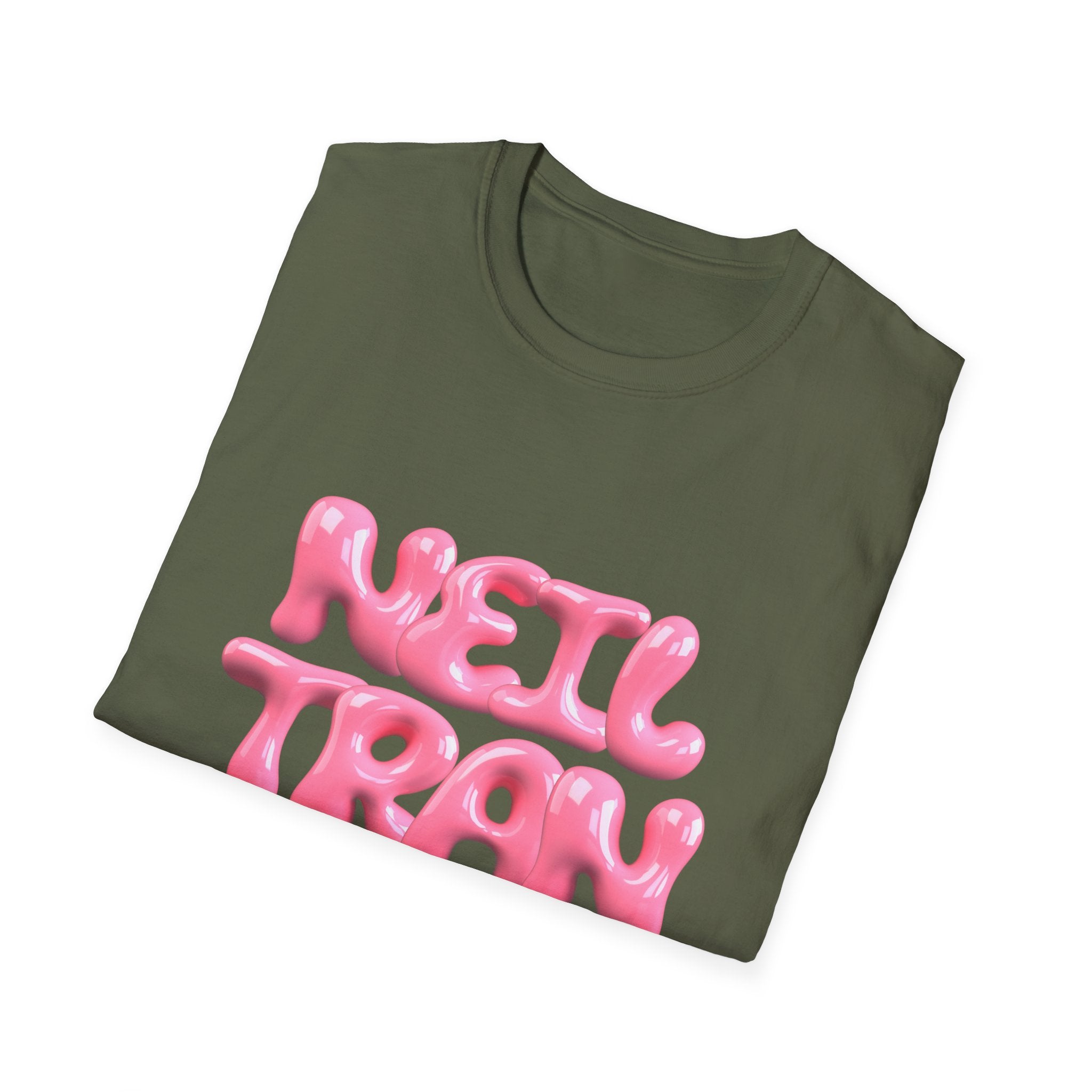 Neil Tran Pink Balloon Text T-Shirt - Creations by Chris and Carlos