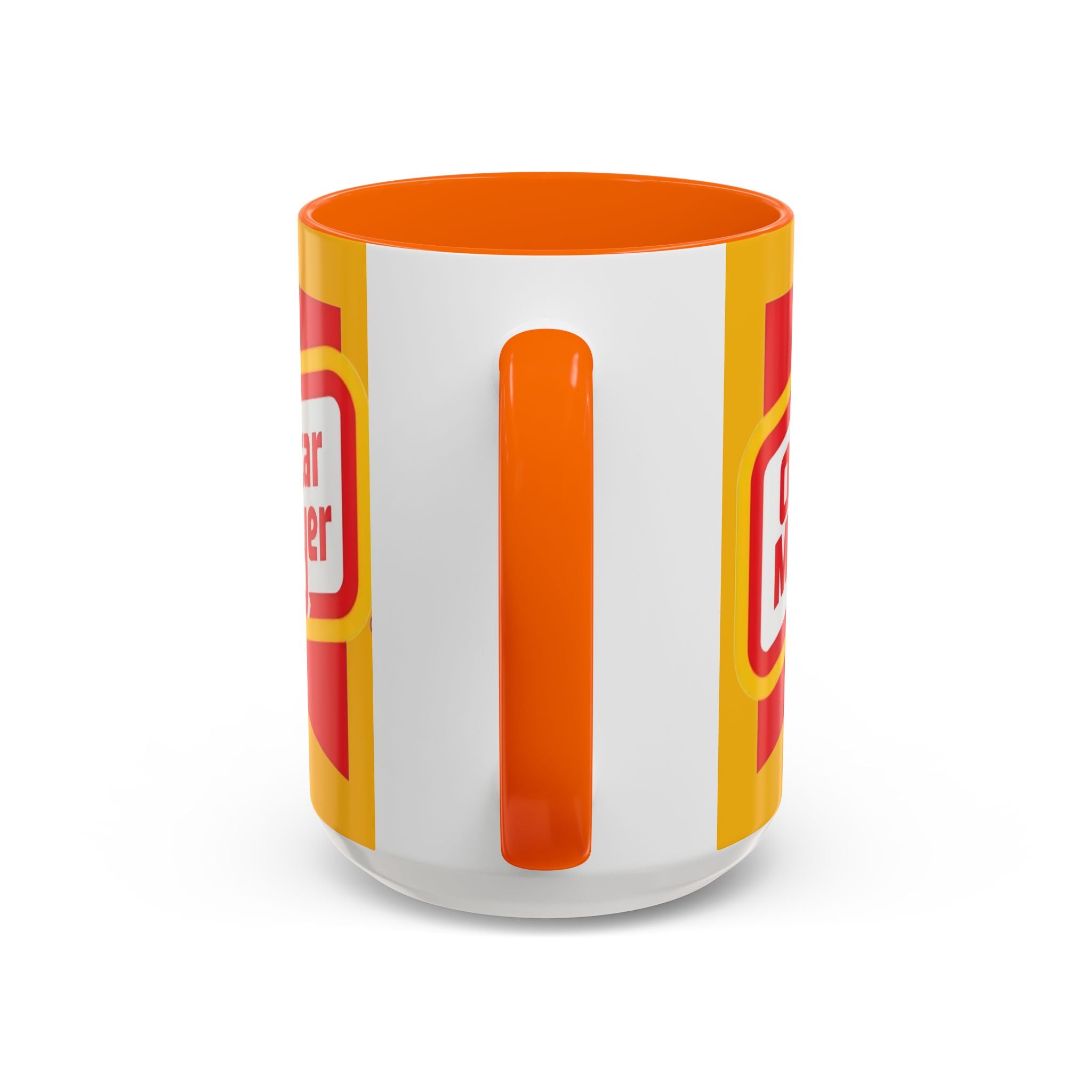 Accent Mug — Retro Oscar Mayer Logo Coffee Cup (11/15 oz) - Creations by Chris and Carlos