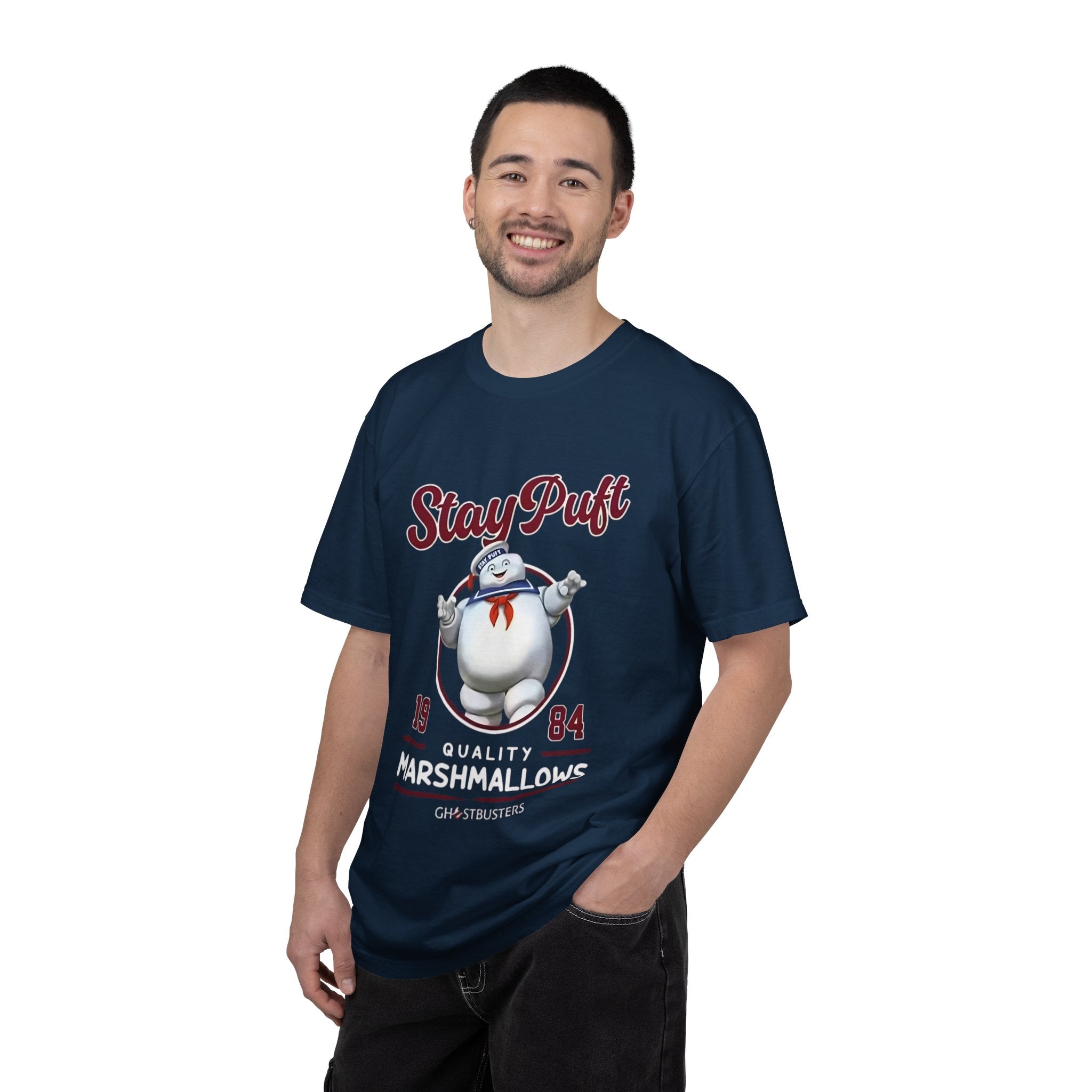 Stay Puft Marshmallows Vintage T-Shirt — Ghostbusters 1984 Retro Tee - Creations by Chris and Carlos