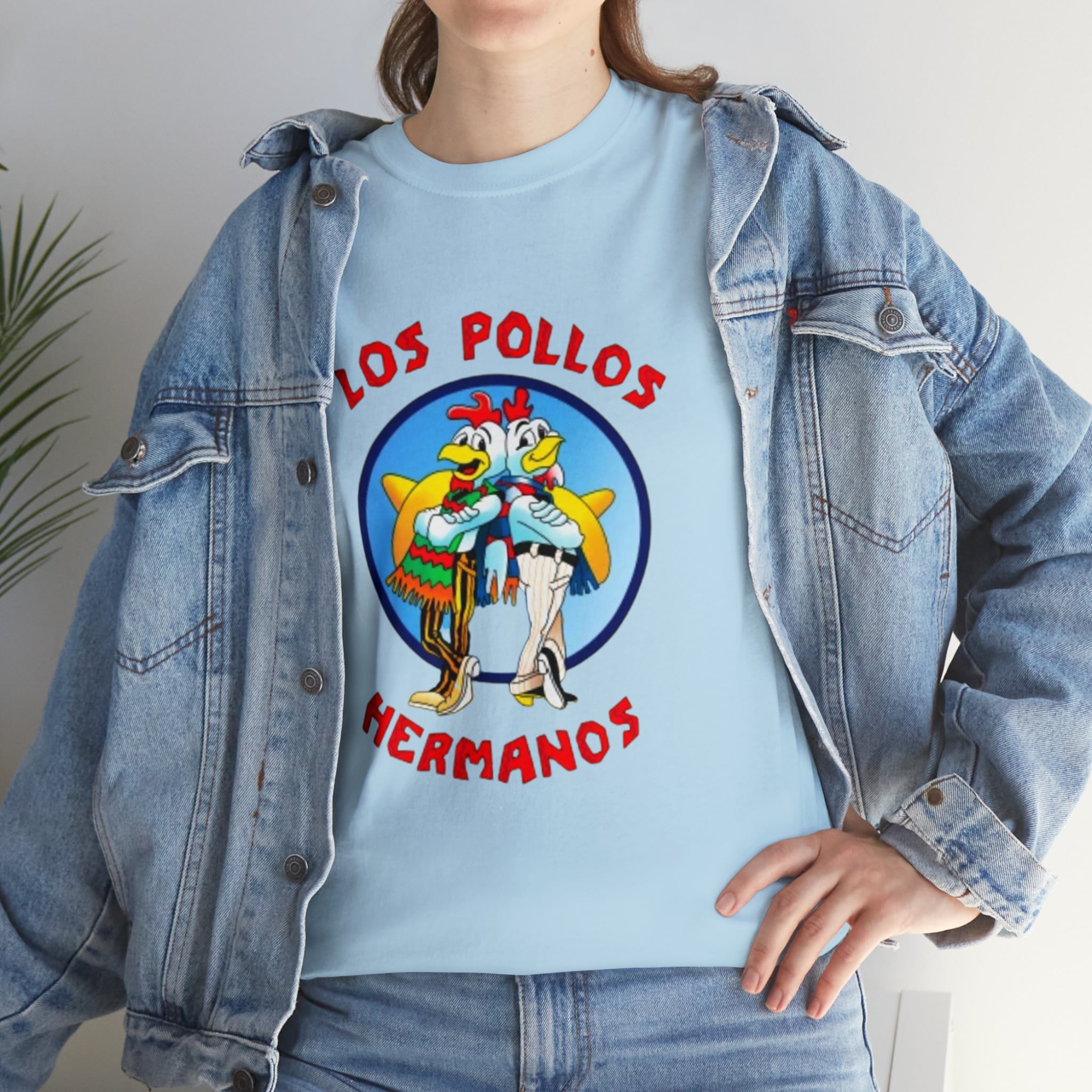 Pollos- Unisex Heavy Cotton T-Shirt - Creations by Chris and Carlos