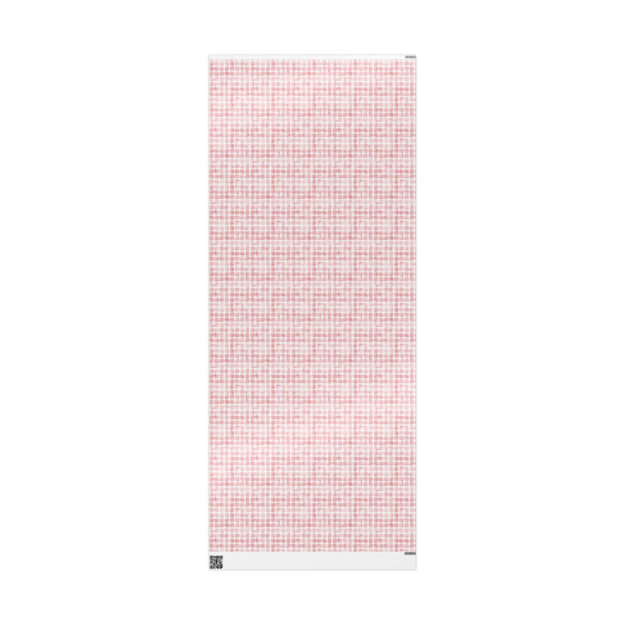 Pink Buffalo Check Wrapping Paper Roll — Classic Gingham Gift Wrap for Birthdays, Baby Showers, and Bridal Showers - Creations by Chris and Carlos