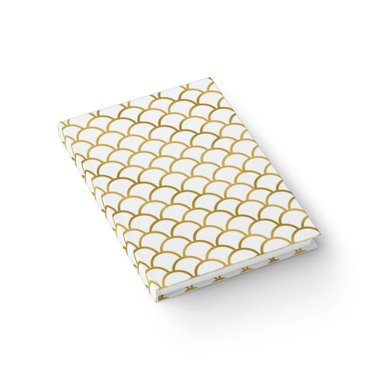 Gold Journal - Ruled Line - Creations by Chris and Carlos