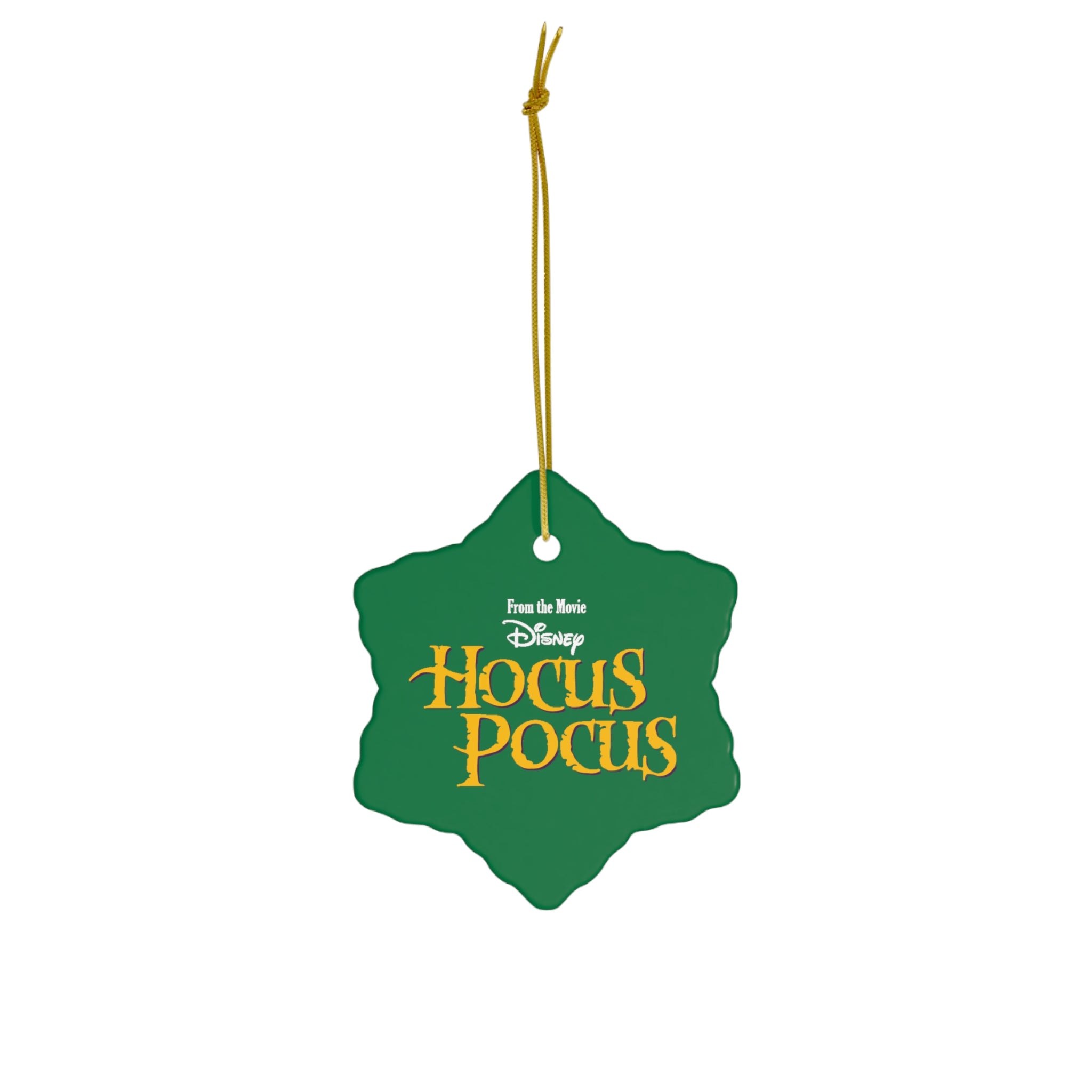 Hocus Pocus- Ceramic Ornament, 4 Shapes - Creations by Chris and Carlos
