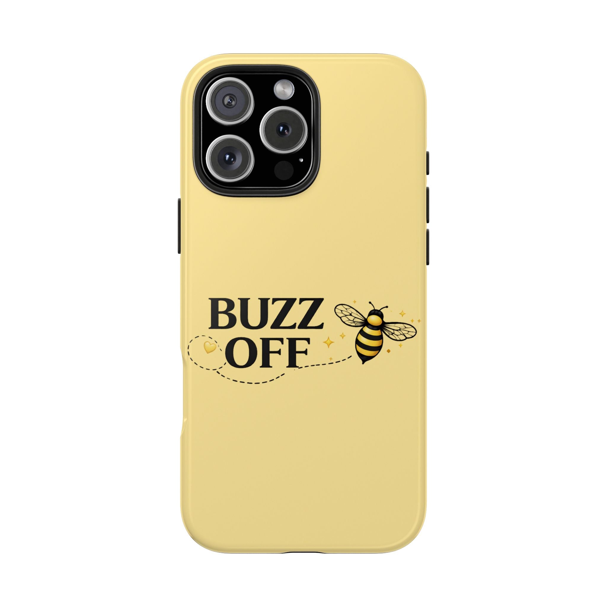 Buzz Off Bee Happy Always Phone Case - Creations by Chris and Carlos