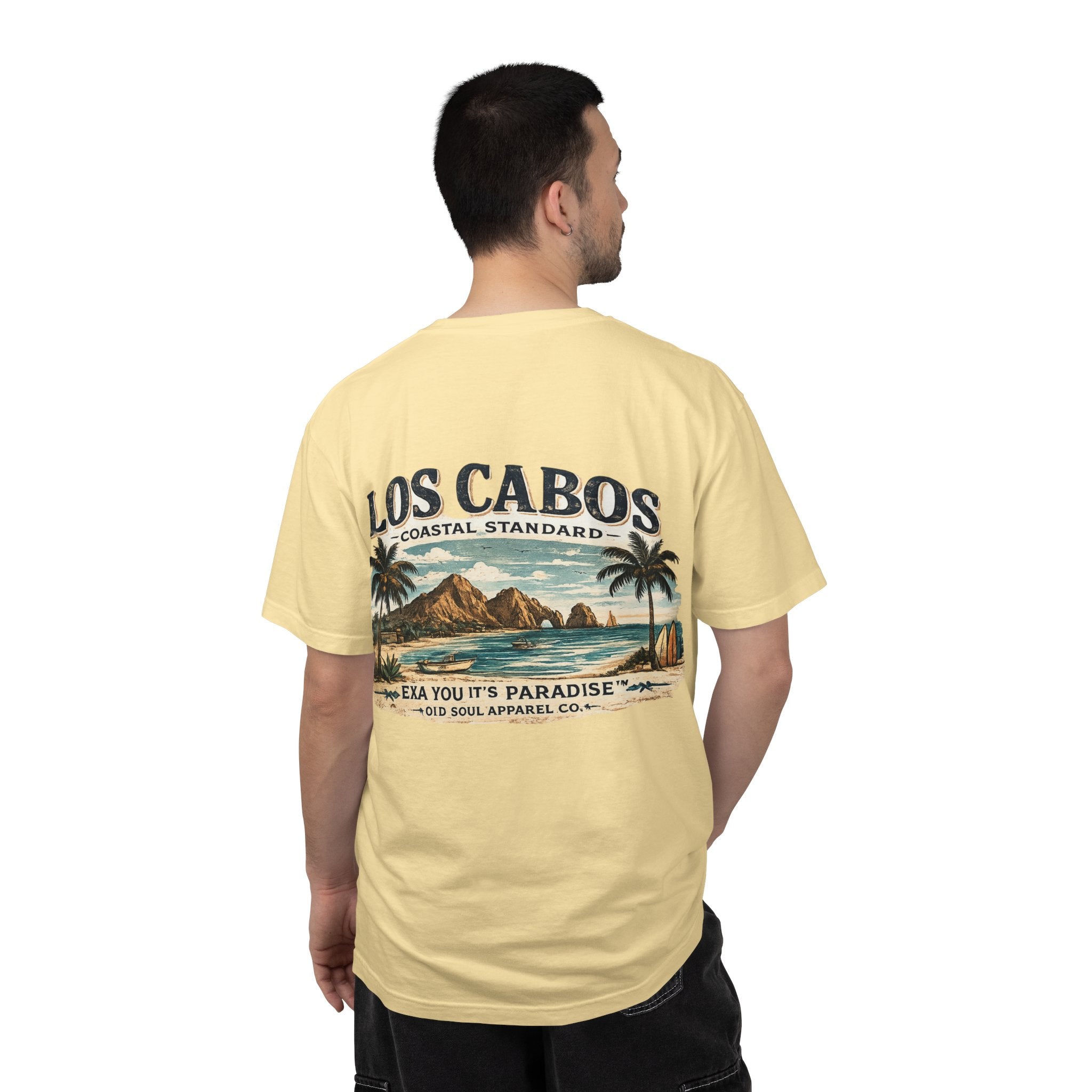 Los Cabos Paradise T-Shirt — Coastal Vintage Beach Graphic - Creations by Chris and Carlos