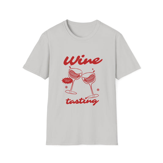 Wine Tasting T-Shirt — Clinking Glasses Wine Lover Shirt - Creations by Chris and Carlos