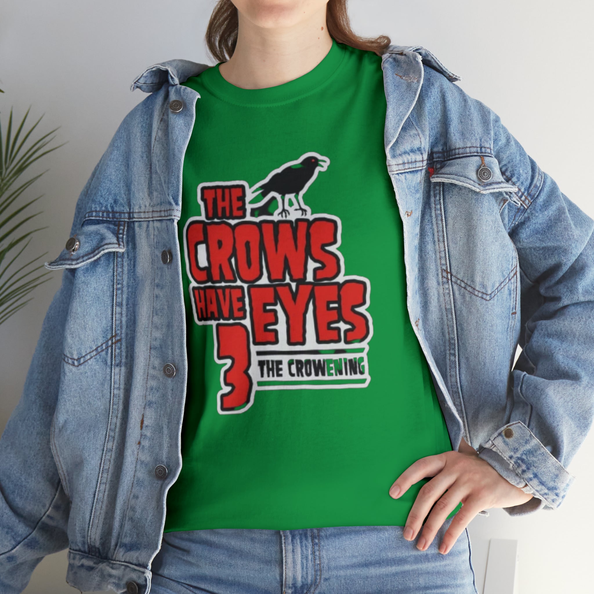 The Crows have eyes 3- Unisex Heavy Cotton T-Shirt - Creations by Chris and Carlos