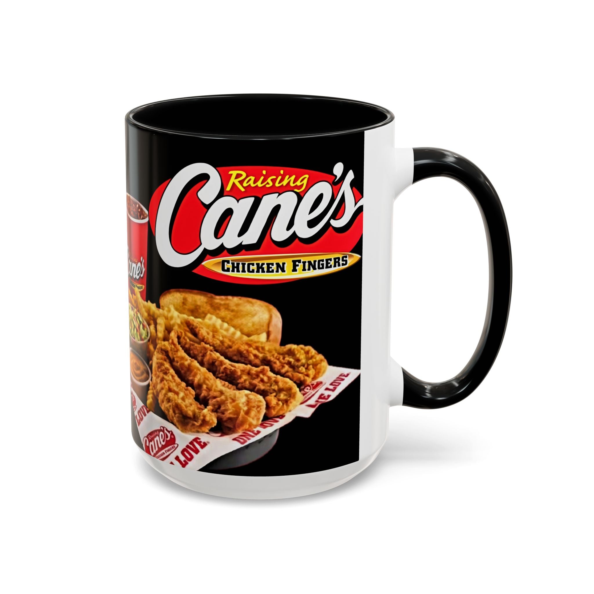 Raising Cane's Logo Coffee Mug – Chicken Fingers Fan Cup (11/15oz) - Creations by Chris and Carlos