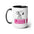 Snoopy- Necesito café Tazas de café de dos tonos, 15 oz