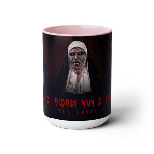 The Nun 2- Two-Tone Coffee Mugs, 15oz - Creations by Chris and Carlos