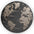 Round World Map Pillow — Vintage Earth Travel Decorative Cushion