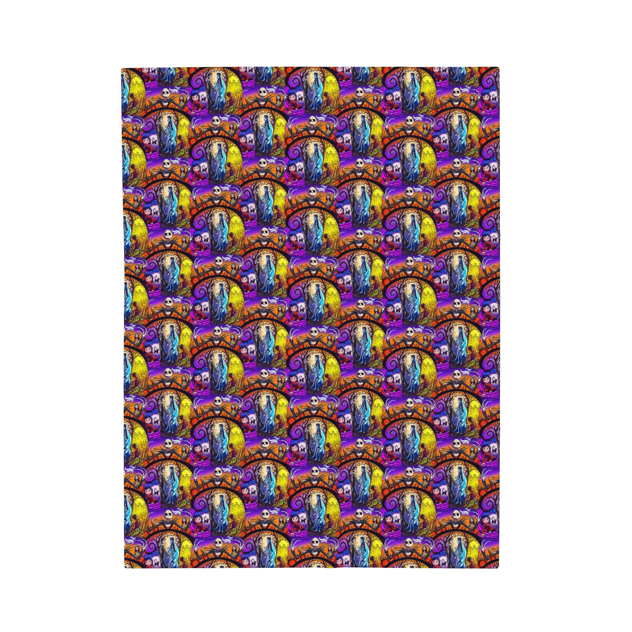 Nightmare before Christmas- Velveteen Plush CuddleLux Bliss Blanket - Creations by Chris and Carlos