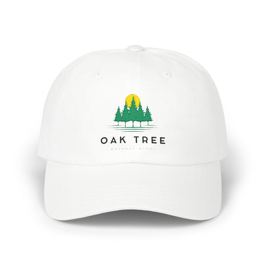 Oak Tree Dad Cap — Embroidered Forest Sunrise Baseball Hat - Creations by Chris and Carlos