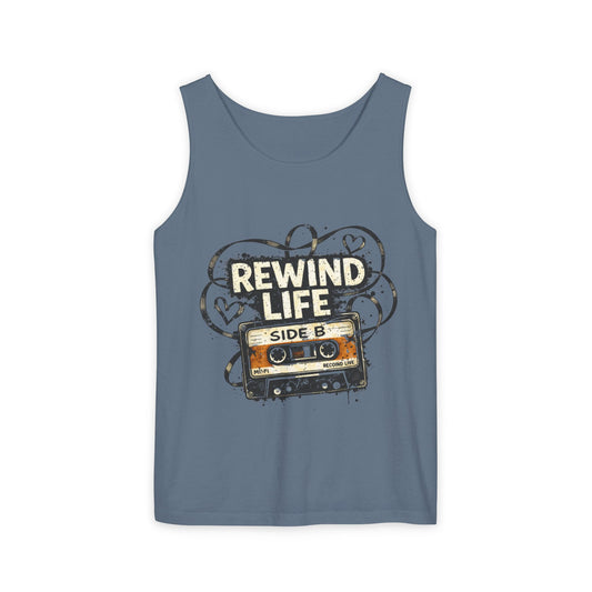 Rewind Life Vintage Cassette Tank Top - Creations by Chris and Carlos