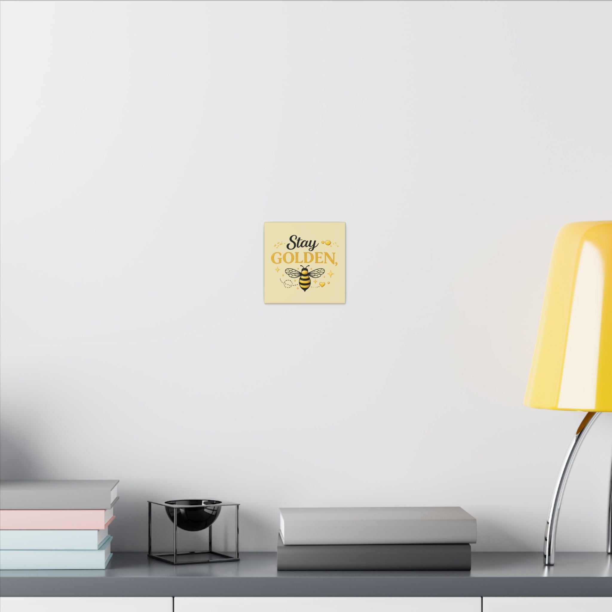 Stay Golden Bee Canvas Wall Art – Inspirational Nursery & Home Decor - Creations by Chris and Carlos